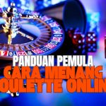 Roda permainan live roulette online yang ikonik, dengan bola putih kecil yang berputar dan akan mendarat di salah satu kantong angka.